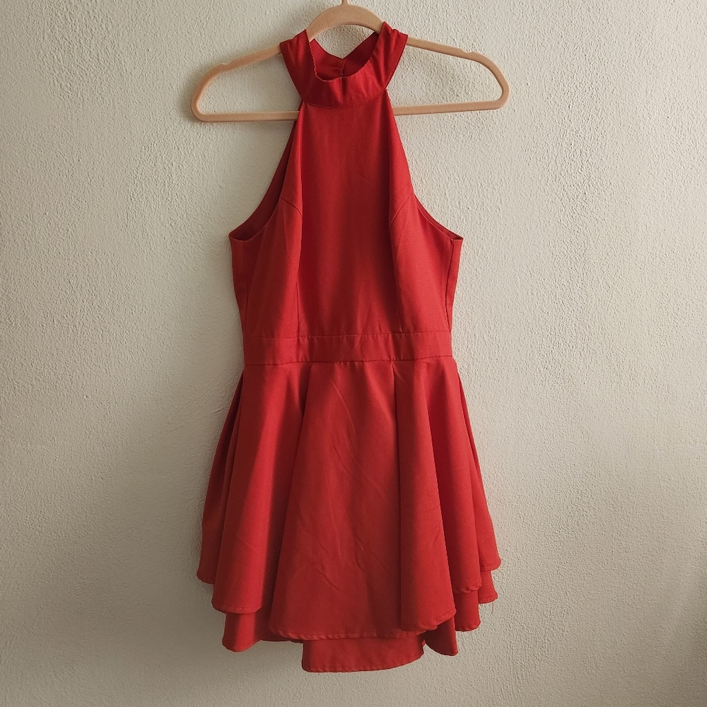 Lulus Red A-line Dress